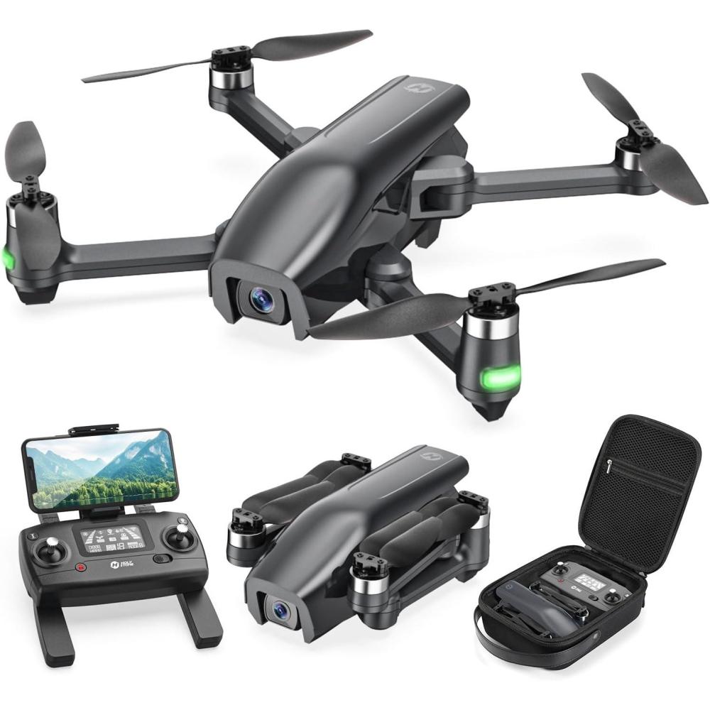 imageHoly Stone HS710 Drones with Camera for Adults 4K GPS FPV Foldable 5G Quadcopter for Beginners with Optical Flow Positioning Auto Return Home Follow Me Brushless Motor Easy to Fly710 Drone