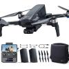 imageHoly Stone HS600D Drone with 8K Camera for Adults 3Axis Gimbal 4K30fps Video 48MP Image 80Min Flight Time with 2 Batteries20000ft FPV Transmission Professional DroneAuto ReturnBeginner Mode
