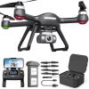 imageHoly Stone HS700E 4K UHD Drone with EIS Anti Shake 130 FOV Camera for Adults GPS Quadcopter with 5GHz FPV Transmission Brushless Motor Easy Auto Return Home Follow Me and Outdoor Carrying Case