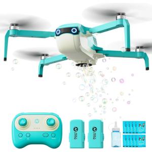 Holy Stone HS320 Bubble Drone for Kids and Beginners –Bubble Machine with Headless Mode, Auto Rotation, One‑Key Takeoff & Landing, Two Batteries, Great Gift Toy for Outdoor Play, Parties, Boys & Girls