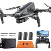 imageHoly Stone Drones with Camera for Adults 4K 2Axis Gimbal ampamp EIS Anti Shake FAA Remote ID Compliant 3 Batteries 84Min Flight Time 10000 FT Range Transmission Drone Landing Pad