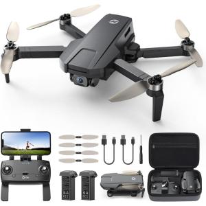 Holy Stone HS720S GPS Drone with Camera for Adults 4K Video, under 249g, 5G 2KM Tranmisson, Smart Fly, Follow Me, 2 Batteries 42-Min Flight Time, Auto Return, Beginner Friendly Mode