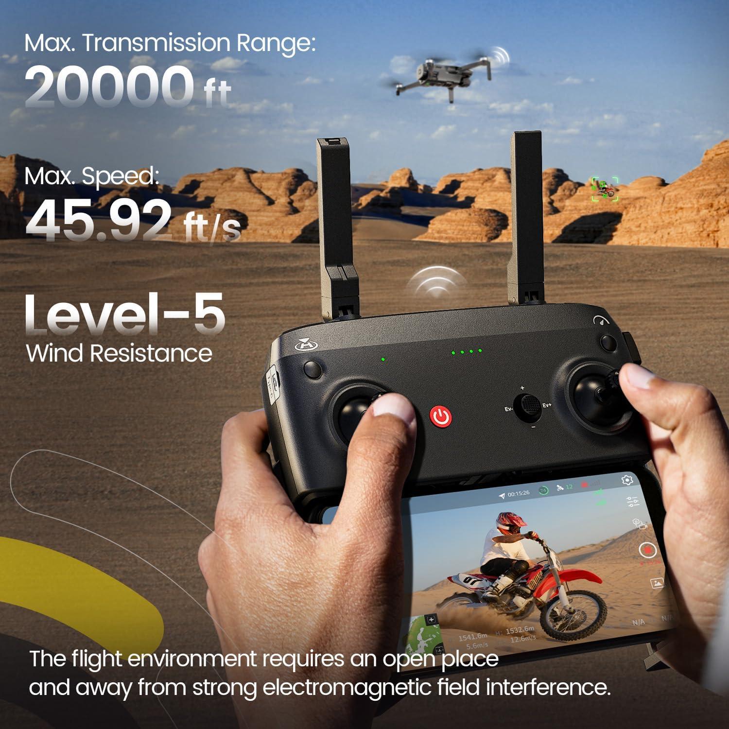 imageHoly Stone HS900 Drone with Camera for Adults 8K Photo ampamp 4K30fps Video 249g FAA Compliant 3Axis Gimbal Long Range 20000FT 58GHz GPS Return Dual Batteries with Charging Hub 60Min FlightHS900 24G Standard Edtion