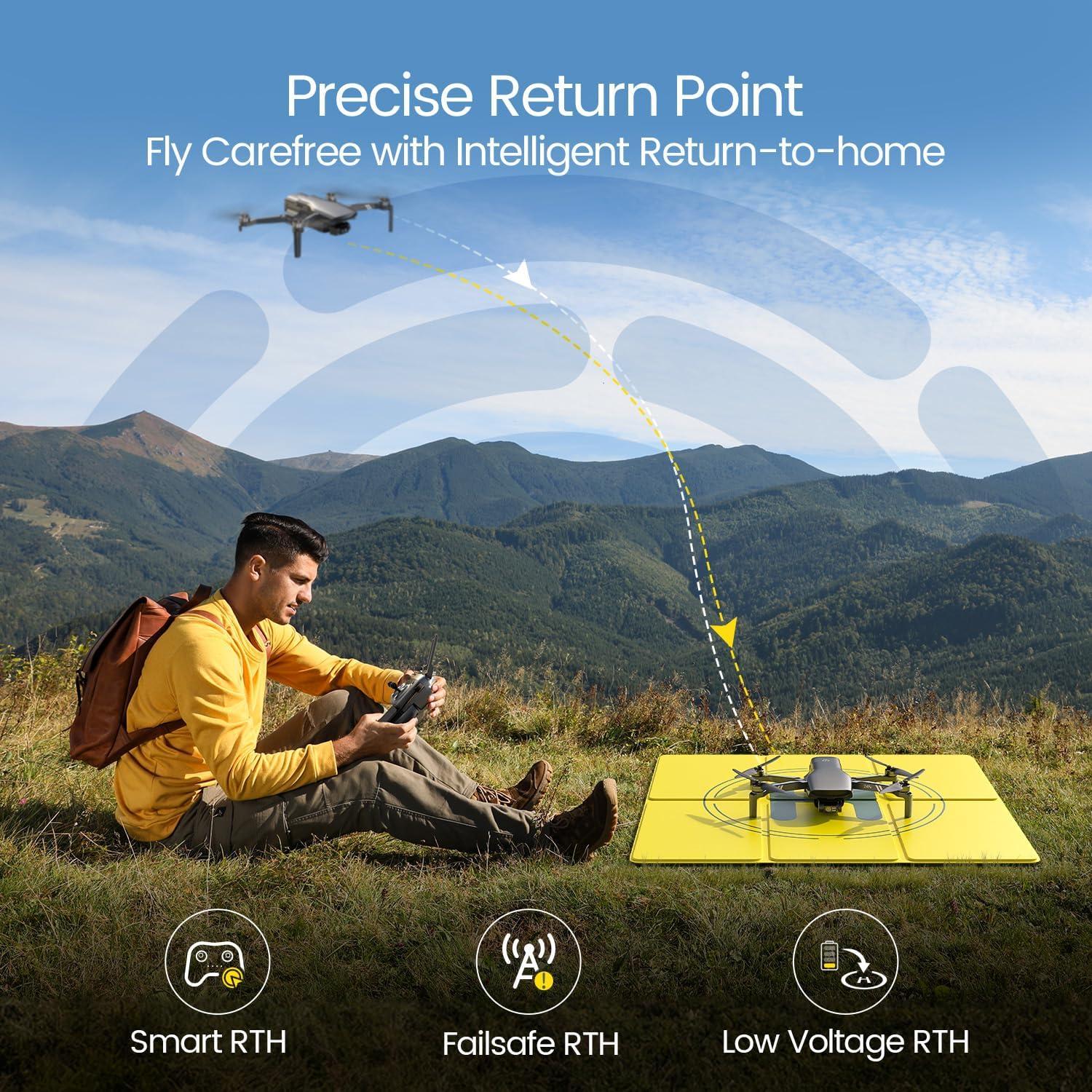 imageHoly Stone HS900 Drone with Camera for Adults 8K Photo ampamp 4K30fps Video 249g FAA Compliant 3Axis Gimbal Long Range 20000FT 58GHz GPS Return Dual Batteries with Charging Hub 60Min FlightHS900 24G Standard Edtion