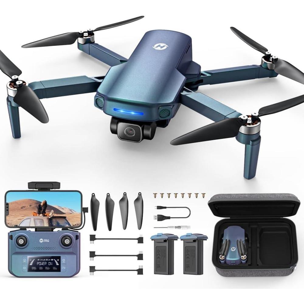 image:imageHoly Stone HS360D GPS Drones With 4K Camera For Adults 249g RC Quadcopter with 80Min Flight Time 20000ft Range FPV Transmission Beginner Drone Auto Return 2 Batteries Upgraded HS360SHS360S Green 2 Batteries Version