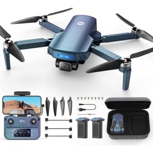Holy Stone HS360D GPS Drones With 4K Camera For Adults, 249g RC Quadcopter with 80-Min Flight Time, 20000ft Range FPV Transmission Beginner Drone, Auto Return, 2 Batteries, Upgraded HS360S(HS360S – Green 2 Batteries Version)