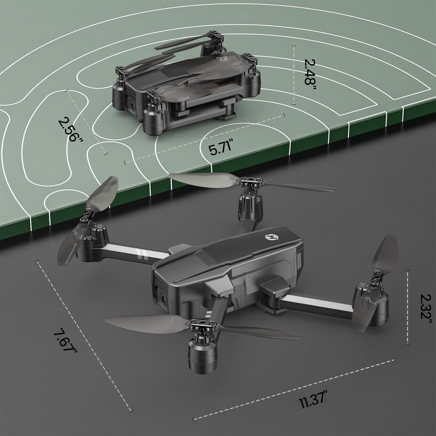 image:imageHoly Stone HS440D GPS Drones with Camera for Adults 4K UHD Camera Unger 249g with GPS Auto Return Follow Me Waypoints and Customized Carrying CaseHS440