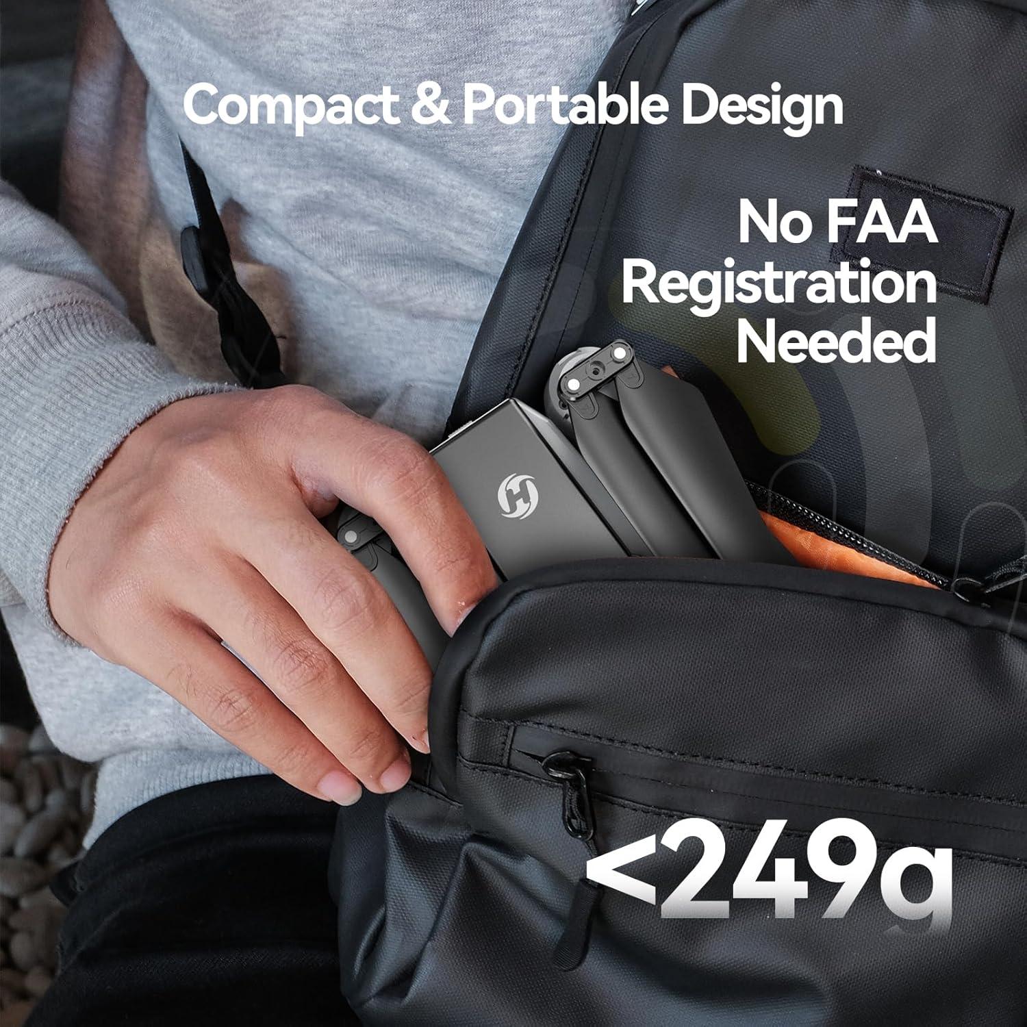 image:imageHoly Stone HS440D GPS Drones with Camera for Adults 4K UHD Camera Unger 249g with GPS Auto Return Follow Me Waypoints and Customized Carrying CaseHS440D