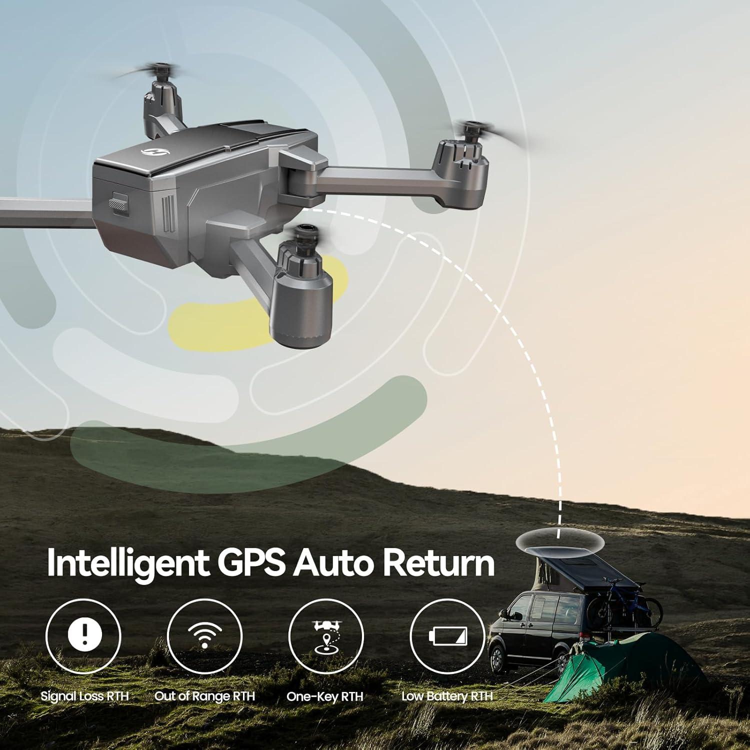 image:imageHoly Stone HS440D GPS Drones with Camera for Adults 4K UHD Camera Unger 249g with GPS Auto Return Follow Me Waypoints and Customized Carrying CaseHS440D