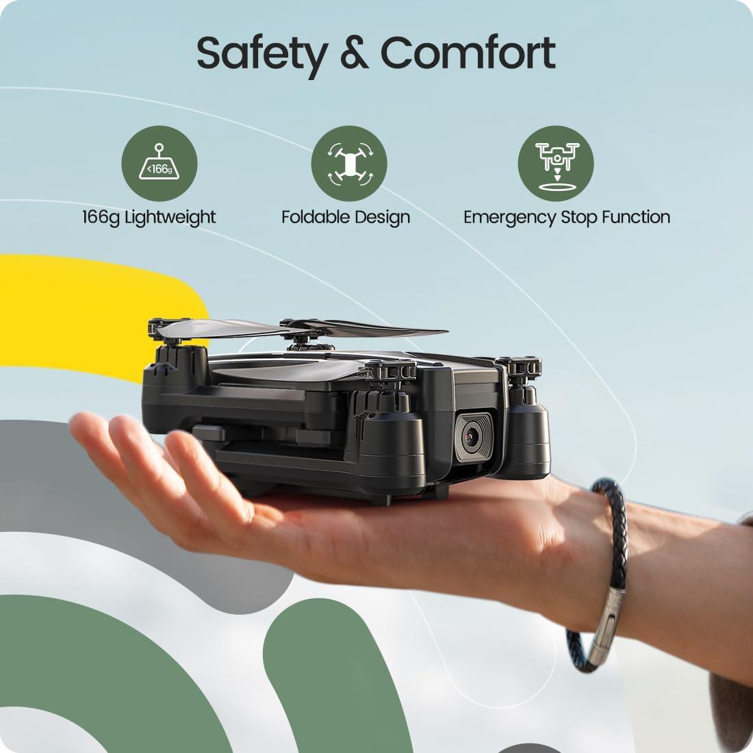 image:imageHoly Stone HS440D GPS Drones with Camera for Adults 4K UHD Camera Unger 249g with GPS Auto Return Follow Me Waypoints and Customized Carrying CaseHS440