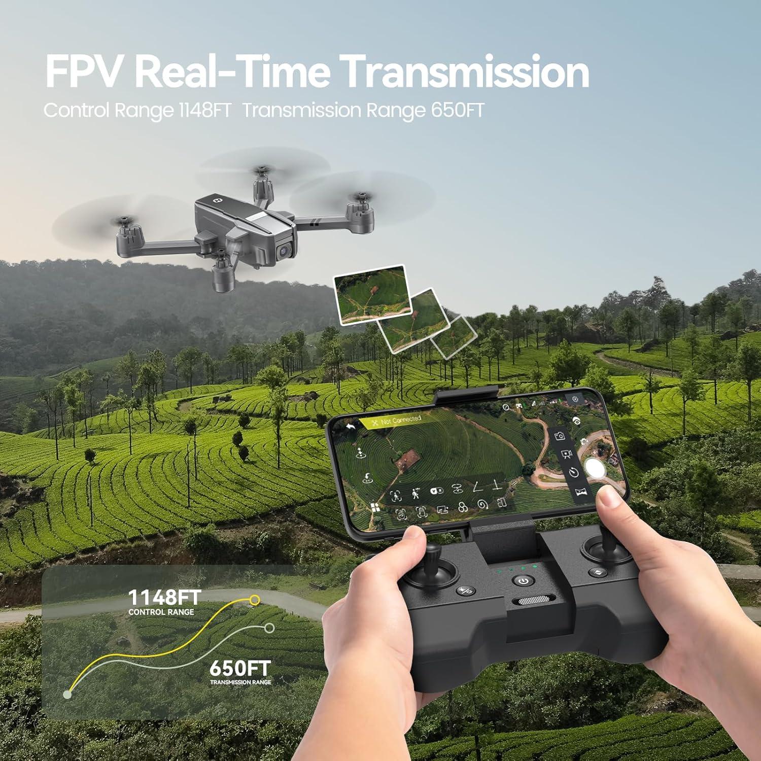 image:imageHoly Stone HS440D GPS Drones with Camera for Adults 4K UHD Camera Unger 249g with GPS Auto Return Follow Me Waypoints and Customized Carrying CaseHS440D