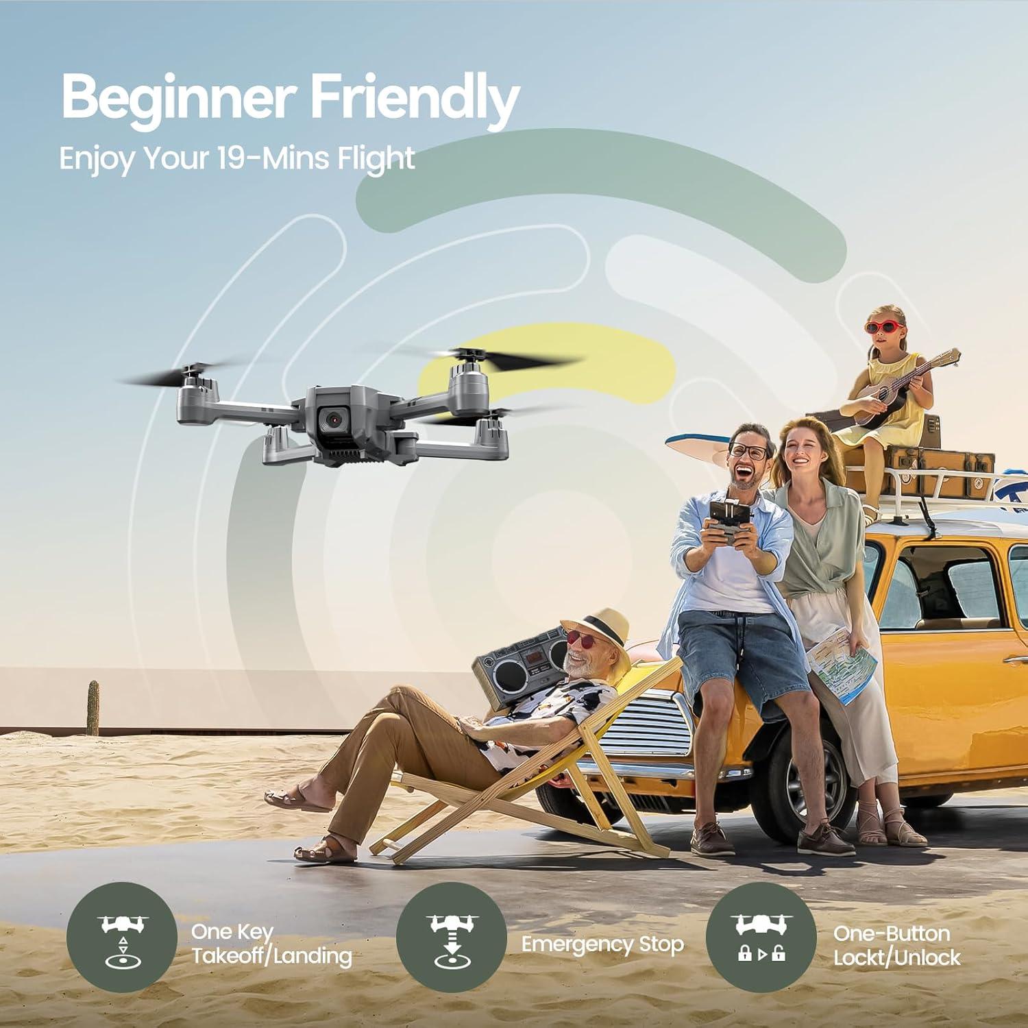 image:imageHoly Stone HS440D GPS Drones with Camera for Adults 4K UHD Camera Unger 249g with GPS Auto Return Follow Me Waypoints and Customized Carrying CaseHS440D