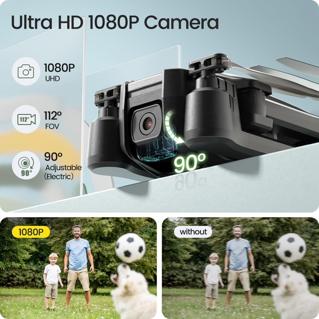 image:imageHoly Stone HS440D GPS Drones with Camera for Adults 4K UHD Camera Unger 249g with GPS Auto Return Follow Me Waypoints and Customized Carrying CaseHS440